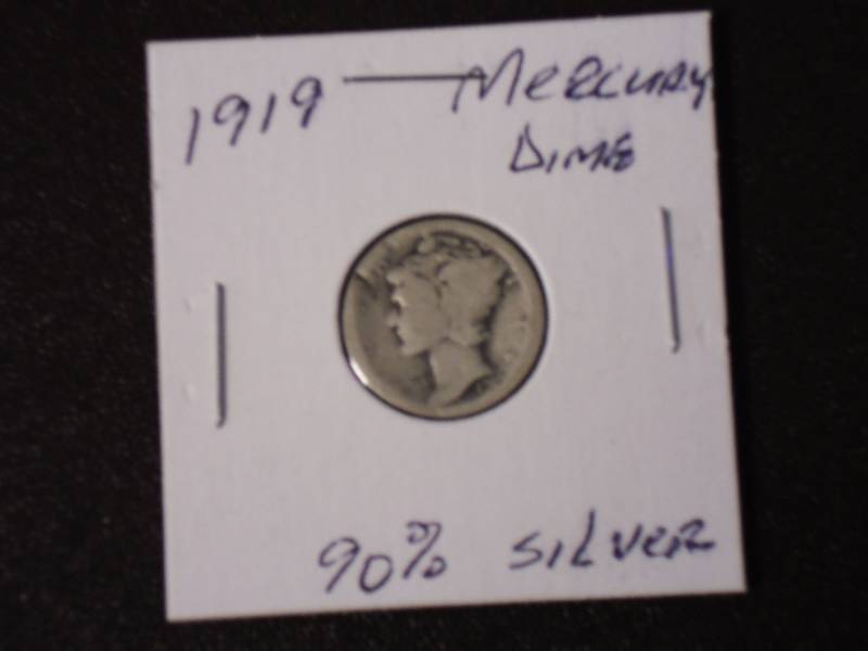 1919 Mercury Dime