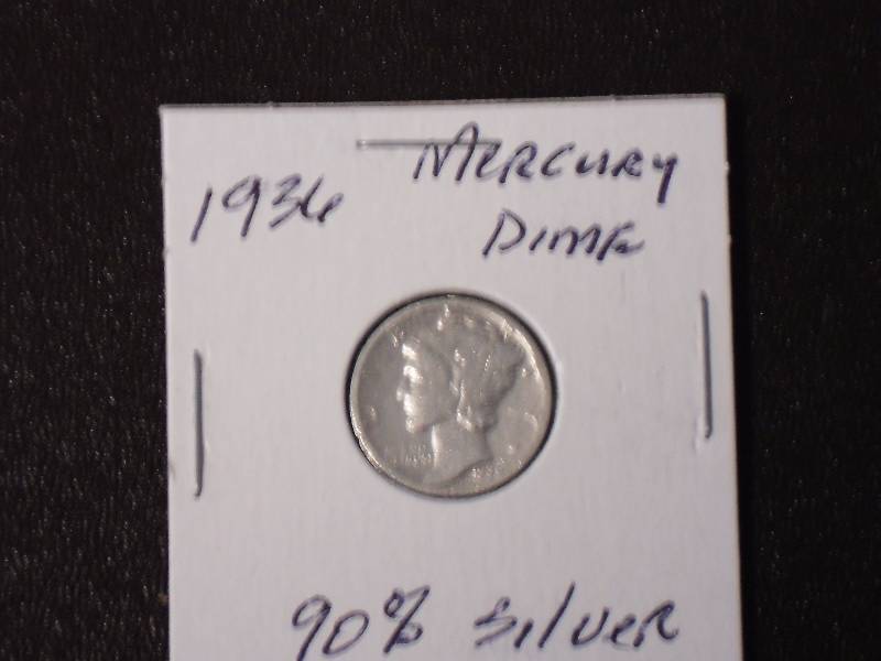 1936 Mercury Dime