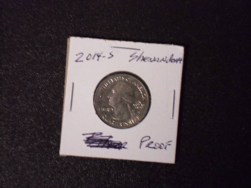 2014-S Shenandoah Quarter Proof