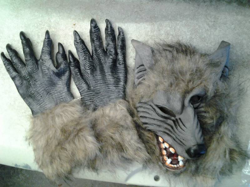 Werewolf Mask & Gloves