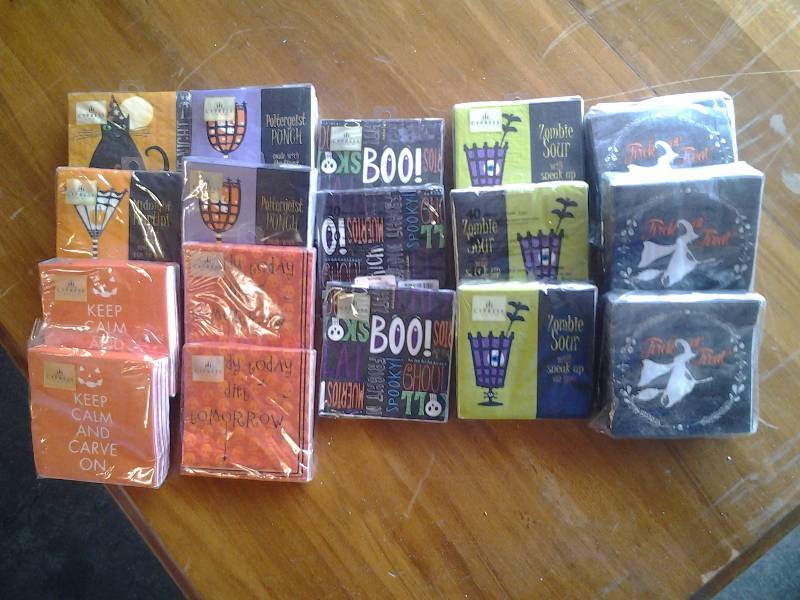 Assorted Halloween Party Napkins