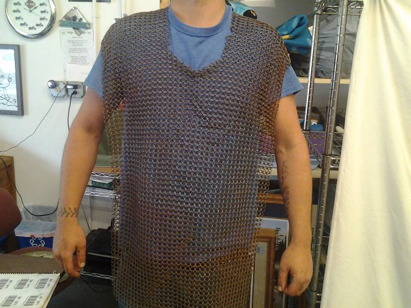 Medieval Chainmaille Armor Vest