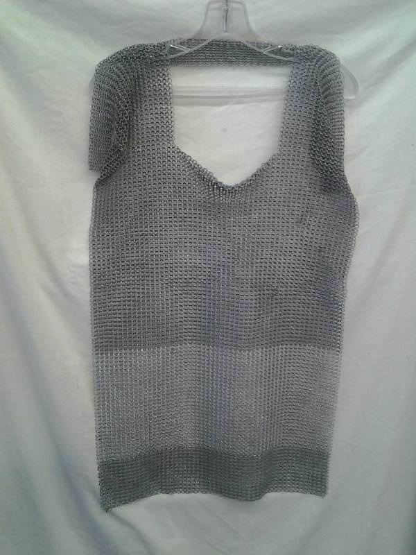 Medieval Chainmaille Armor Vest Front