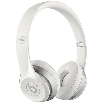 lot 12 image: Beats by Dr. Dre Solo 2 On-Ear Headphones - White
