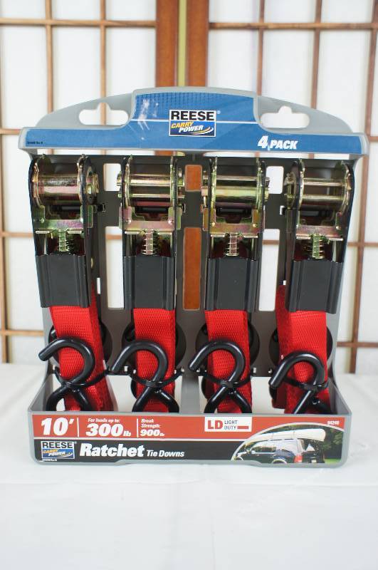 lot 59 image: Reese 10 ft Ratchet Tie-Downs