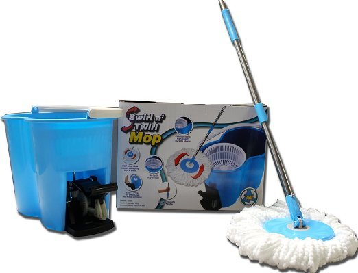 lot 77 image: Swirl n Twirl Mop 360 Spinning Mop & Bucket System