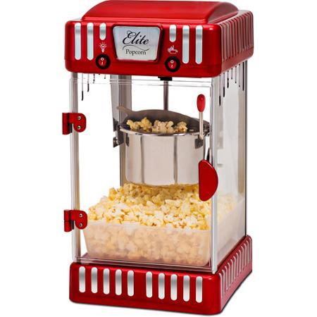 lot 62 image: Elite Classic Tabletop 2.5 oz Kettle Popcorn Maker - Red