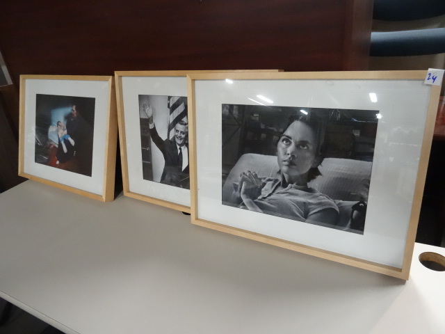 3 Wood Framed Prints 25 X 19