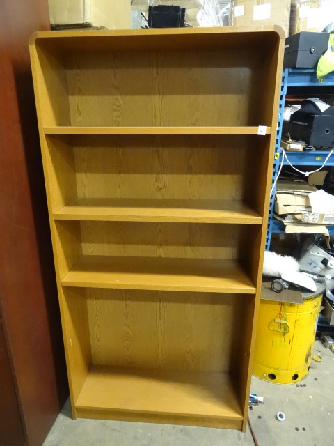 Wood Book Shelf 36 X 12 X 72