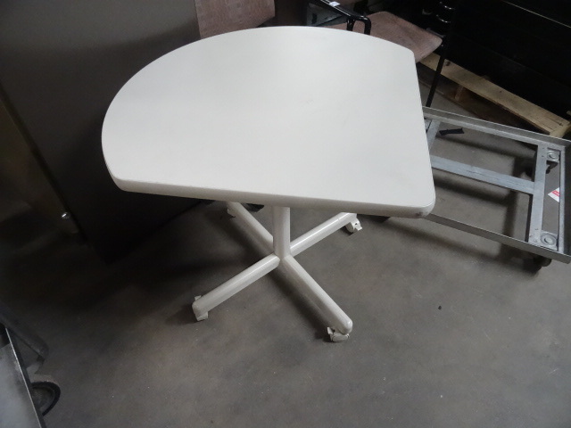 Tear Drop Table on Wheels 32 X 29