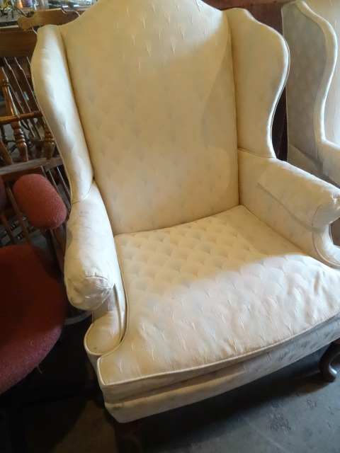 Vintage Winged Back Chair