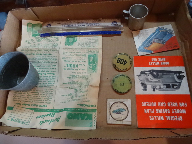 Vintage Willys Car Memorabilia