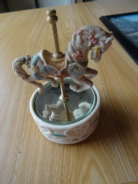 Carousel Horse Music Box