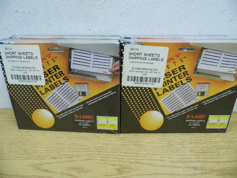 20 Boxes of Labels