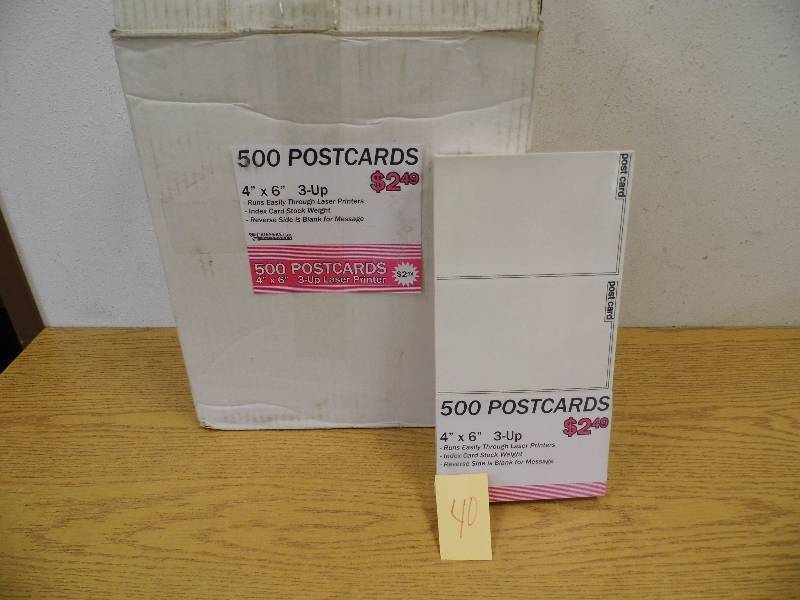 10 Packs of 500 Each Post Cards