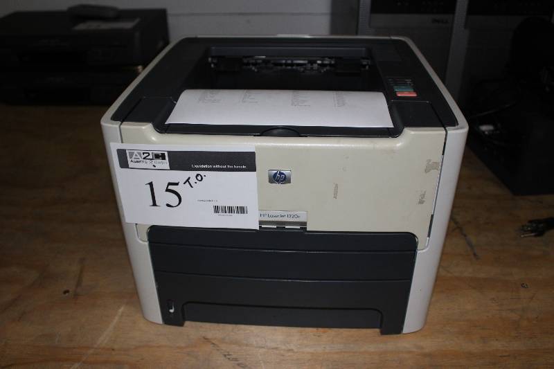 lot 15 image: HP Laserjet 1320n Monochrome Network Laser Printer Tested & Operational.