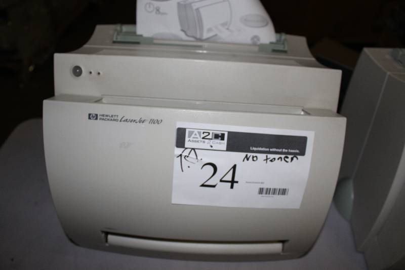 lot 24 image: HP Laserjet 1100 CopierScannerPrinter 8 Ppm Tested & Operational No Toner.