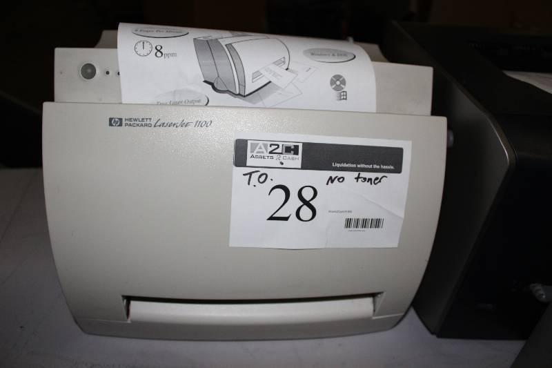 lot 28 image: HP Laserjet 1100 CopierScannerPrinter 8 Ppm Tested & Operational No Toner.