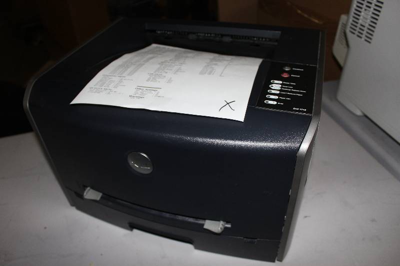 lot 30 image: Dell Laser Printer Model 1710 Tested & Operational.