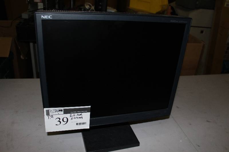 lot 39 image: NEC MultiSync 20 LCD Monitor Model 2060NX Tested & Operational.