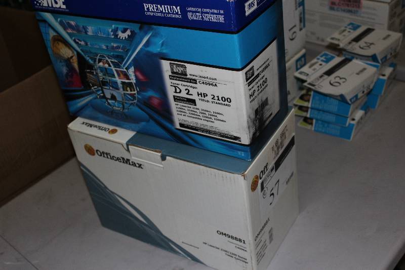 lot 57 image: Box Lot of (2) HP 2100 Toner Cartridge.
