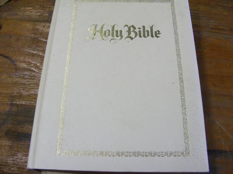 Holy Bible - Family Bible in White