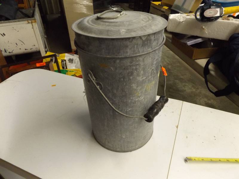 lot 89 image: Galvanized Can