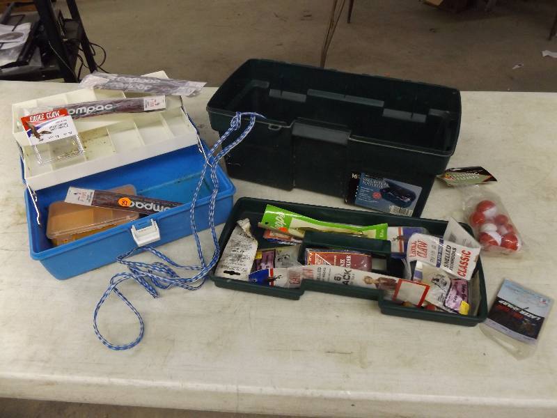 lot 146 image: 2 Fishing Boxes including Contents