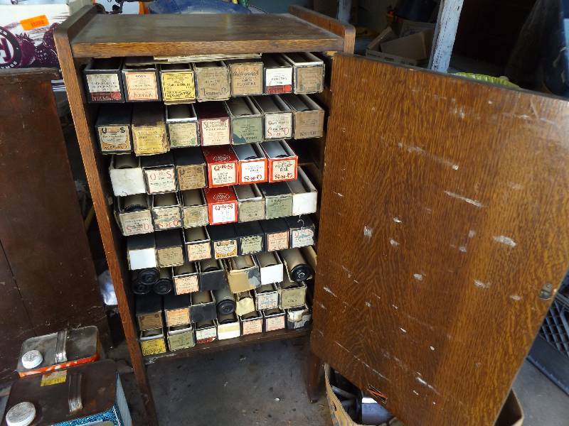 Antique Record Cabinet