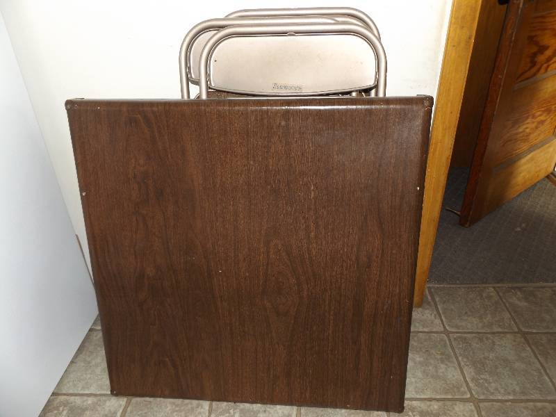 Folding Table and Two Chairs