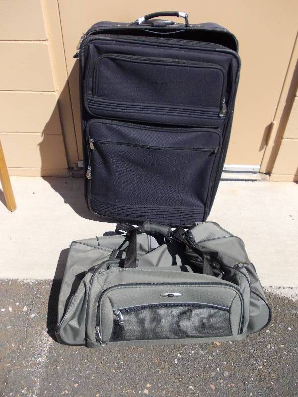 Suitcase & Duffel Bag On Wheels