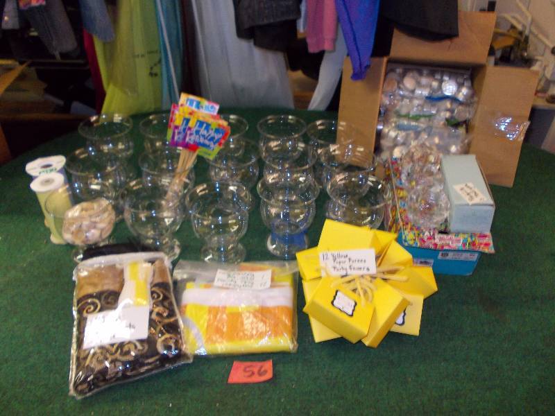 15-Glass Centerpieces, 250-Tealights, Party Favors