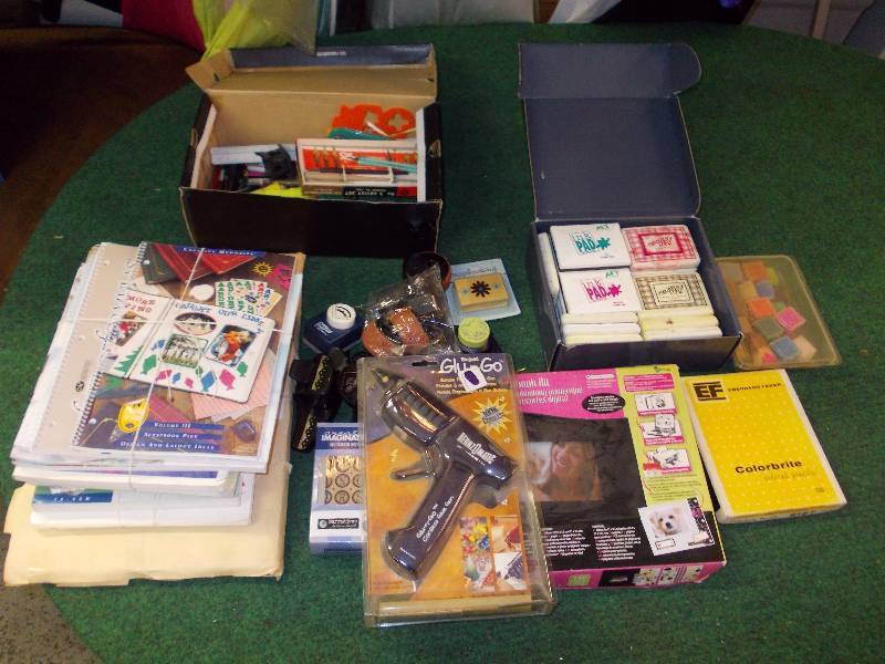 Crafting, Stamps, Ink, Idea Books, Punches, More
