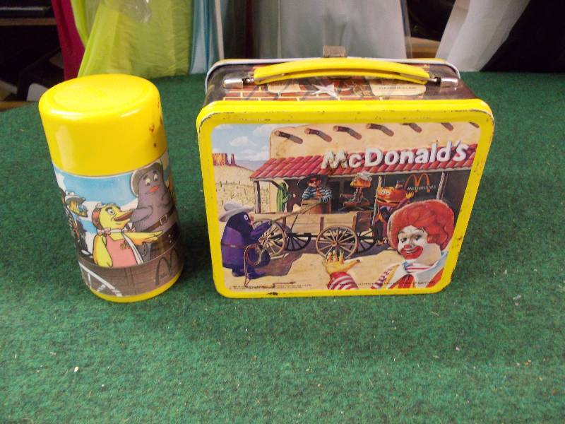 Collectible McDonalds Lunch Box With Thermos