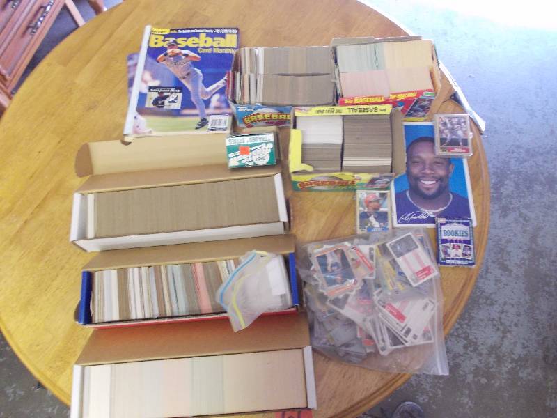 Collection Of Baseball Trading Cards