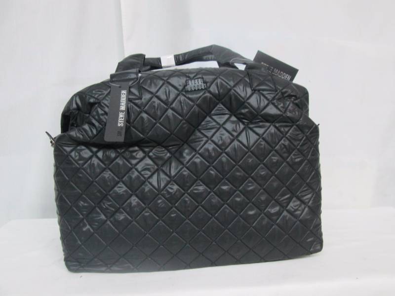 steve madden quilted weekender bag