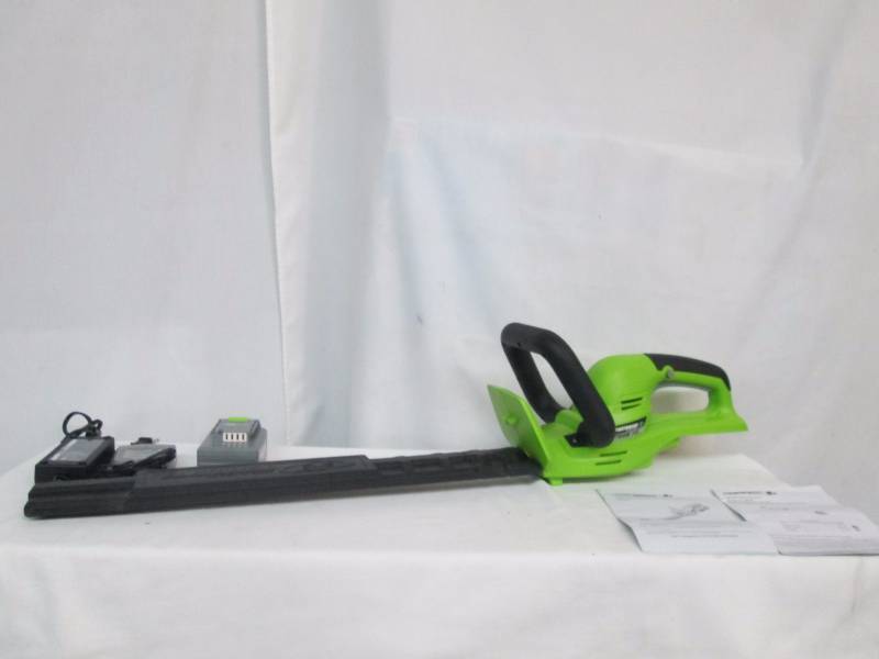 lot 34 image: Earthwise Cordless 24V Hedge Trimmer