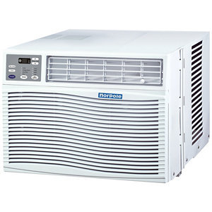 lot 16 image: Norpole 6,050 BTU Window Air Conditioner w Remote