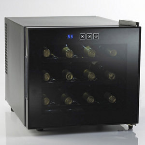 lot 15 image: Wine Enthusiast 12 Bottle Wine Refrigerator