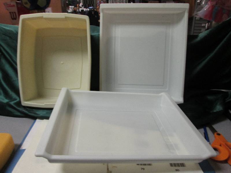 3 Plastic Containers...
