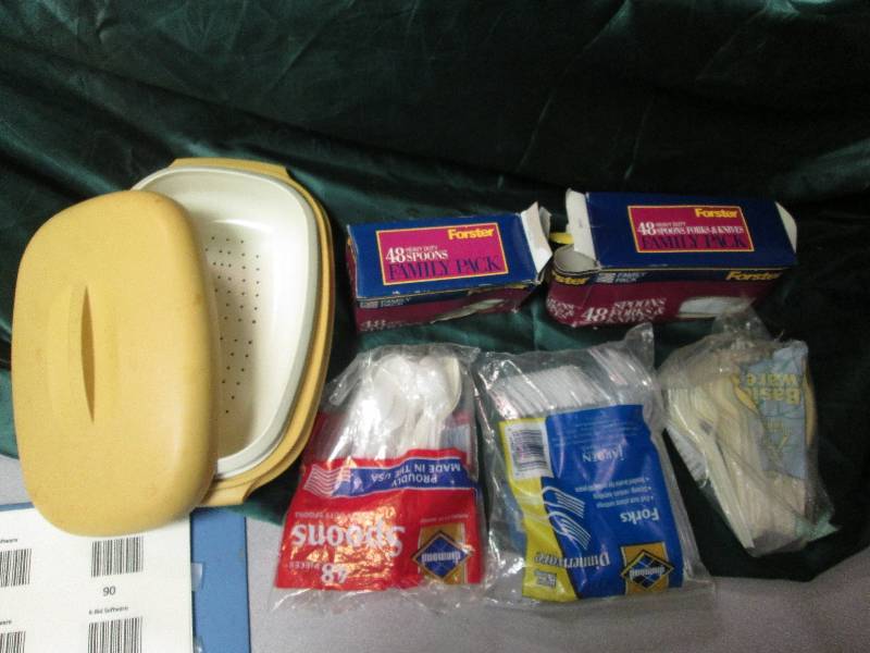 Lot of disposable utinsels, new...
