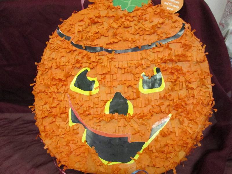 Halloween Pumpkin Pinata ...