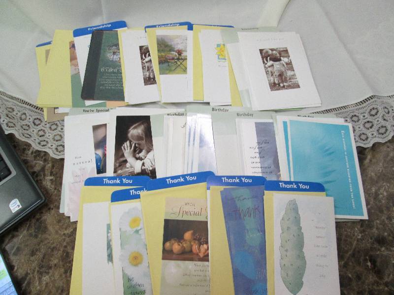 Assortment of card friendship, birt...