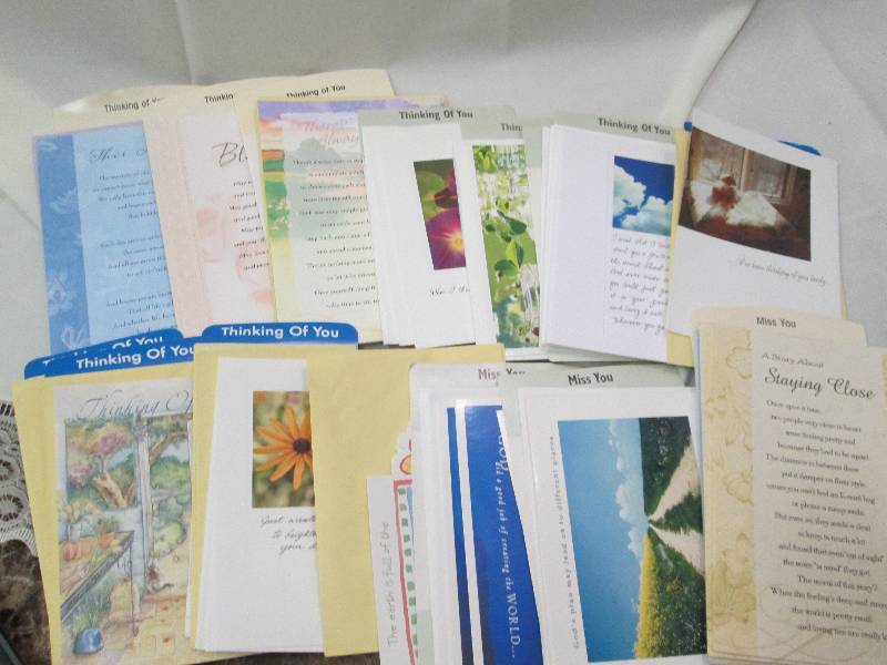 Assortment of card of thinking of y...