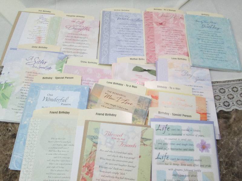 assortment of card Son birthday, si...