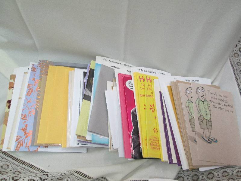 Assortment of Anniversary cards...