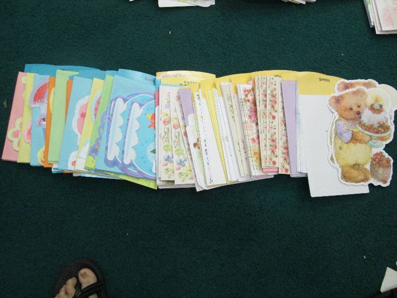 Assortment of Birthday cards like f...