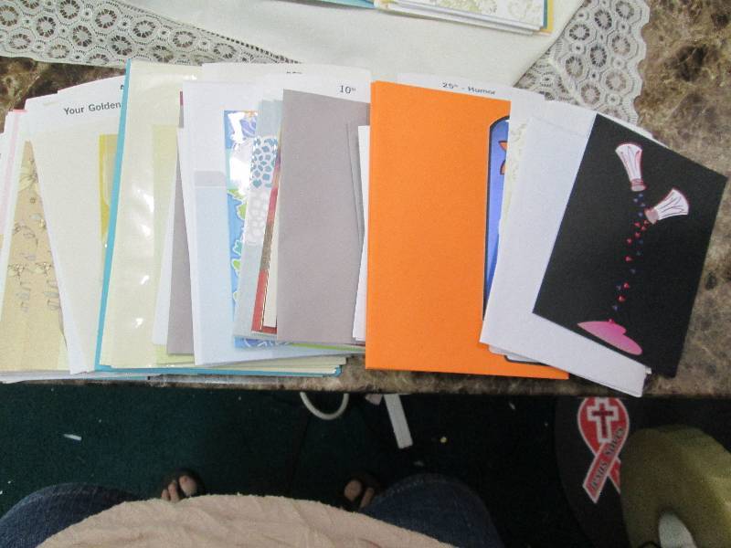 Assortment of Anniversary cards...