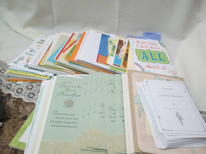 Assortment of cards...