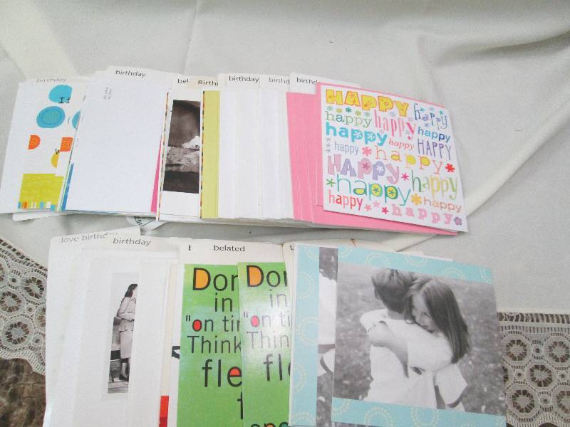 Assortment of cards Birthday and Be...